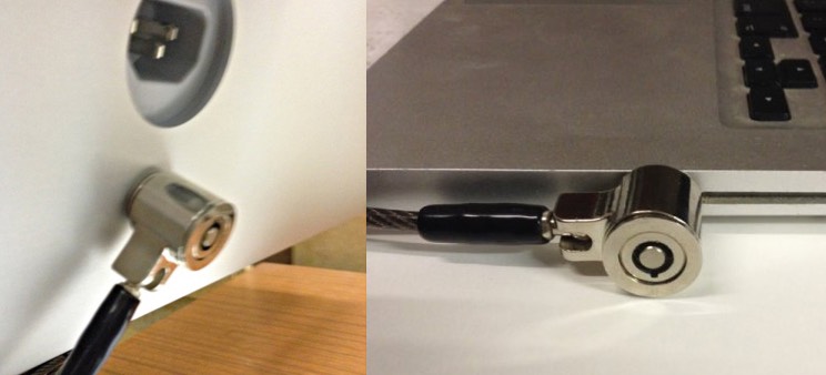 Physical lock on an iMac